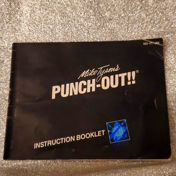 Mike Tyson's Punch-Out!! Instruction Booklet - Nintendo Game Booklet